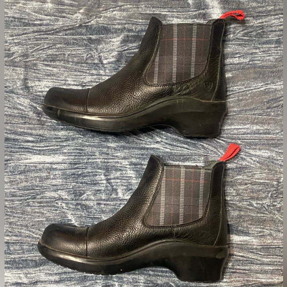 Ariat Black Leather Pull On Paddock Boots
